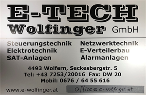 Foto für E-TECH Wolfinger GmbH